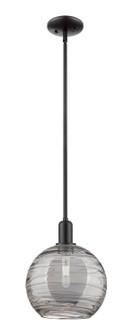Arcadia One Light Mini Pendant in Matte Black (405|716-1S-BK-G1213-10SM)