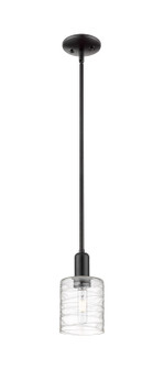 Arcadia One Light Mini Pendant in Matte Black (405|716-1S-BK-G1113)