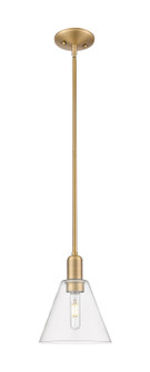 Arcadia One Light Mini Pendant in Brushed Brass (405|716-1S-BB-GBC-82)