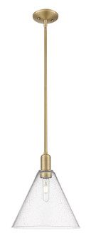 Arcadia One Light Mini Pendant in Brushed Brass (405|716-1S-BB-GBC-124)
