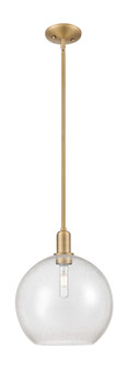 Arcadia One Light Mini Pendant in Brushed Brass (405|716-1S-BB-G124-12)