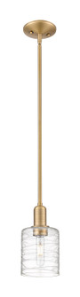 Arcadia One Light Mini Pendant in Brushed Brass (405|716-1S-BB-G1113)