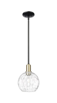 Arcadia One Light Mini Pendant in Black Antique Brass (405|716-1S-BAB-G1215-8)
