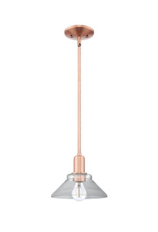 Arcadia One Light Mini Pendant in Antique Copper (405|716-1S-AC-G132)