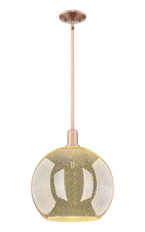 Arcadia One Light Mini Pendant in Antique Copper (405|716-1S-AC-G128-14)