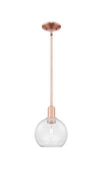 Arcadia One Light Mini Pendant in Antique Copper (405|716-1S-AC-G122-8)