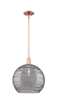 Arcadia One Light Mini Pendant in Antique Copper (405|716-1S-AC-G1213-14SM)
