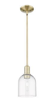 Arcadia One Light Mini Pendant in Antique Brass (405|716-1S-AB-G558-6CL)