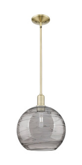 Arcadia One Light Mini Pendant in Antique Brass (405|716-1S-AB-G1213-12SM)