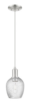 Arcadia One Light Mini Pendant in Brushed Satin Nickel (405|716-1P-SN-G292)