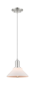 Arcadia One Light Mini Pendant in Brushed Satin Nickel (405|716-1P-SN-G131)