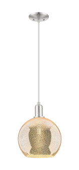 Arcadia One Light Mini Pendant in Brushed Satin Nickel (405|716-1P-SN-G128-10)
