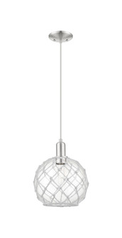 Arcadia One Light Mini Pendant in Brushed Satin Nickel (405|716-1P-SN-G122-10RW)