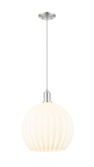 Arcadia One Light Mini Pendant in Brushed Satin Nickel (405|716-1P-SN-G1217-14WV)