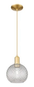 Arcadia One Light Mini Pendant in Satin Gold (405|716-1P-SG-G122C-8CL)