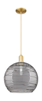 Arcadia One Light Mini Pendant in Satin Gold (405|716-1P-SG-G1213-14SM)