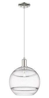 Arcadia One Light Mini Pendant in Polished Nickel (405|716-1P-PN-G556-12CL)