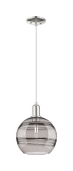Arcadia One Light Mini Pendant in Polished Nickel (405|716-1P-PN-G556-10SM)