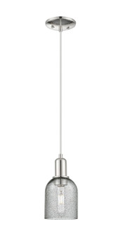 Arcadia One Light Mini Pendant in Polished Nickel (405|716-1P-PN-G257)