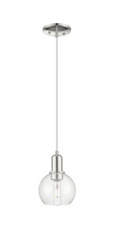 Arcadia One Light Mini Pendant in Polished Nickel (405|716-1P-PN-G122-6)