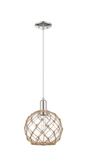 Arcadia One Light Mini Pendant in Polished Nickel (405|716-1P-PN-G122-10RB)