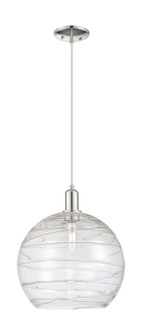 Arcadia One Light Mini Pendant in Polished Nickel (405|716-1P-PN-G1213-14CL)
