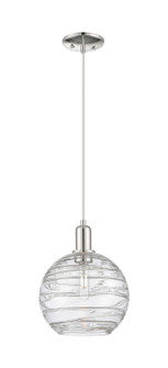 Arcadia One Light Mini Pendant in Polished Nickel (405|716-1P-PN-G1213-10CL)