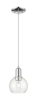 Arcadia One Light Mini Pendant in Polished Chrome (405|716-1P-PC-G122-6)