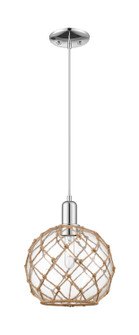 Arcadia One Light Mini Pendant in Polished Chrome (405|716-1P-PC-G122-10RB)