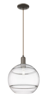 Arcadia One Light Mini Pendant in Oil Rubbed Bronze (405|716-1P-OB-G556-12CL)