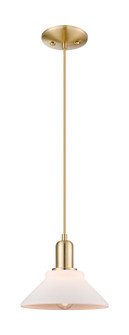 Arcadia One Light Mini Pendant in Champagne Bronze (405|716-1P-CB-G131)