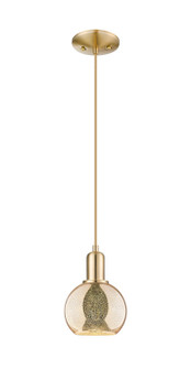 Arcadia One Light Mini Pendant in Champagne Bronze (405|716-1P-CB-G128-8)