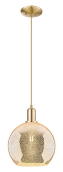 Arcadia One Light Mini Pendant in Champagne Bronze (405|716-1P-CB-G128-10)