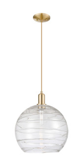 Arcadia One Light Mini Pendant in Champagne Bronze (405|716-1P-CB-G1213-14CL)