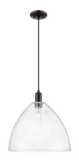 Arcadia One Light Mini Pendant in Matte Black (405|716-1P-BK-GBD-164)
