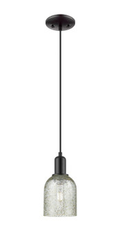 Arcadia One Light Mini Pendant in Matte Black (405|716-1P-BK-G259)