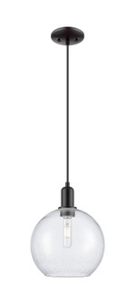Arcadia One Light Mini Pendant in Matte Black (405|716-1P-BK-G124-10)