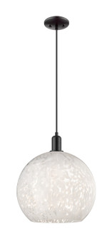 Arcadia One Light Mini Pendant in Matte Black (405|716-1P-BK-G1216-14WM)