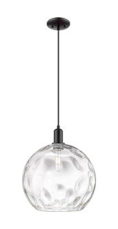 Arcadia One Light Mini Pendant in Matte Black (405|716-1P-BK-G1215-14)