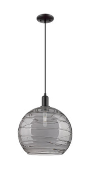 Arcadia One Light Mini Pendant in Matte Black (405|716-1P-BK-G1213-14SM)