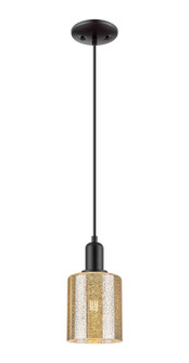 Arcadia One Light Mini Pendant in Matte Black (405|716-1P-BK-G116)