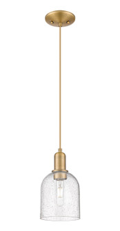 Arcadia One Light Mini Pendant in Brushed Brass (405|716-1P-BB-G558-6SDY)
