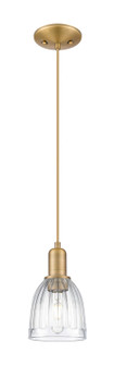 Arcadia One Light Mini Pendant in Brushed Brass (405|716-1P-BB-G442)