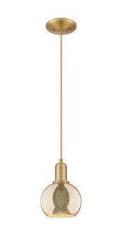 Arcadia One Light Mini Pendant in Brushed Brass (405|716-1P-BB-G128-6)