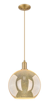 Arcadia One Light Mini Pendant in Brushed Brass (405|716-1P-BB-G128-12)