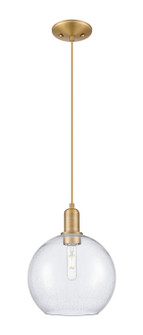 Arcadia One Light Mini Pendant in Brushed Brass (405|716-1P-BB-G124-10)