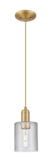 Arcadia One Light Mini Pendant in Brushed Brass (405|716-1P-BB-G112)