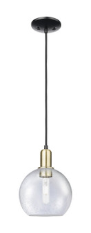 Arcadia One Light Mini Pendant in Black Antique Brass (405|716-1P-BAB-G124-8)