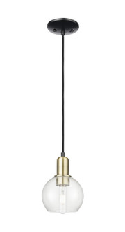 Arcadia One Light Mini Pendant in Black Antique Brass (405|716-1P-BAB-G122-6)