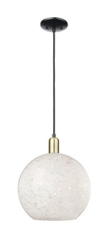 Arcadia One Light Mini Pendant in Black Antique Brass (405|716-1P-BAB-G1216-12WM)